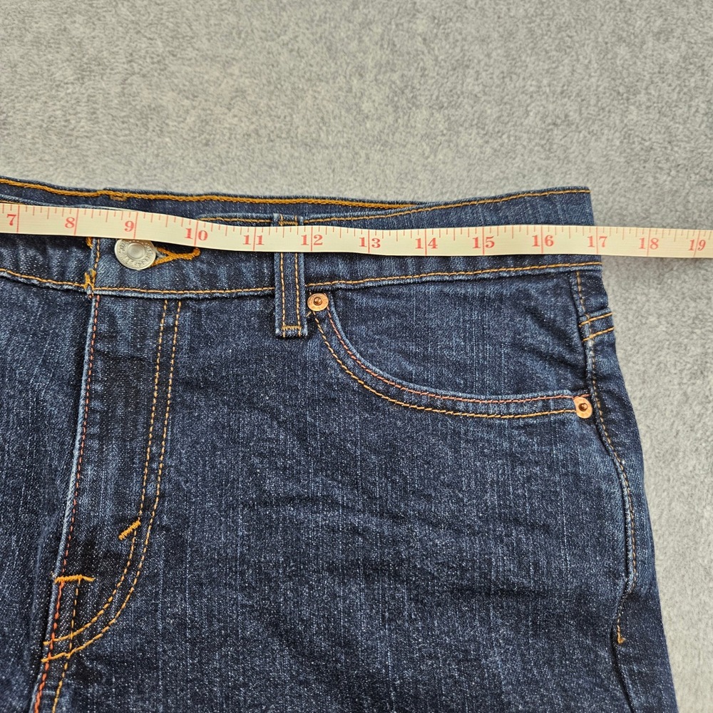 LEVIS 505 Straight Leg Jeans Women 12 M Blue Stretch Denim Classic Casual SEO - Picture 6 of 14
